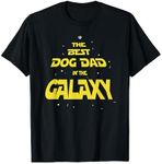 Funny Dog Dad Best Dog Dad in the Galaxy T-Shirt