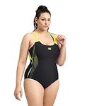 ARENA Performance Women's Graphic Swim Pro Back Plus Size One Piece Swimsuit Chlorine Resistant MaxLife Bathing Suit