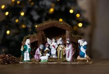 Marco Paul Christmas Nativity Scene nativity set Festive Decoration home decor Indoor Decorative Nativity Xmas Christmas Decorations Nativity Set Room Decor nativity scene christmas decoration