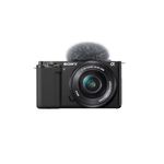 Sony Alpha ZV-E10L APS-C Camera (16-50mm Lens) with Wireless Bluetooth Speaker (SRS-XB100) | 24.2 MP vlog Camera | Made for Creators | Advanced Autofocus | Clear Audio & 4K Movie Recording - Black