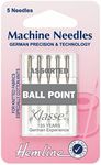 Hemline Machine Needles: Ball Point - Mix