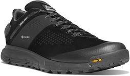 Danner Trail 2650 3” Waterproof Hiking Shoes for Men - Durable Leather & Textile Upper with Breathable Gore-Tex Lining and Vibram Traction Outsole, Black Shadow - Suede, 10.5
