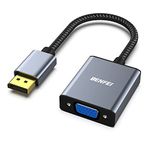 BENFEI DisplayPort to VGA, DisplayPort to VGA Adapter Male to Female Gold-Plated Cord