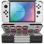 HEIYING Game Card Case for Nintendo Switch and Switch OLED,Customized Pattern Nintendo Switch Lite Game Card Storage Case with 72 Game Card Slots and 24 Micro SD Card Slots.