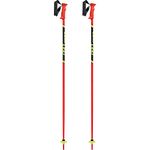 LEKI Unisex Adult Ski Pole, Bright Red/Black/Neon Yellow, 85 cm