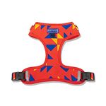 Heads up for tails Crimson Thrill Dog Adjustable Harness - Red & Blue - L