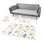 KandyToys Sea Life Foldable Baby Play Mat | Thick Padded XPE Baby Crawl Mat | Waterproof | Safe