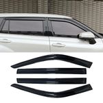 Rain Guards for 2020 2021 2022 2023 2024 Toyota Highlander L LE XLE XSE Limited Platinum Hybrid, Side Window Wind Deflectors