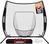 7'x7' Baseball Practice Net with St