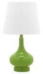 SAFAVIEH Kids Lighting Collection Amy Green Gourd 18-inch Bedroom Living Room Home Office Desk Nightstand Table Lamp (LED Bulb Included)