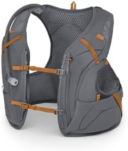 Osprey Duro 1.5L Men's Running Hydration Vest with Hydraulics Reservoir, Phantom Grey/Toffee Orange, Large