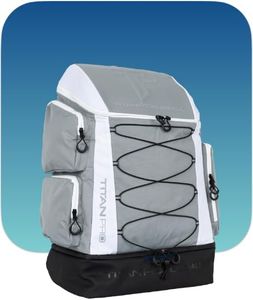 TP Titan Pickleball Backpack - Large 56L Bag for Players, Fits 6 Paddles, Ventilated Shoe Pocket, Multiple Compartments, Durable & Lightweight
