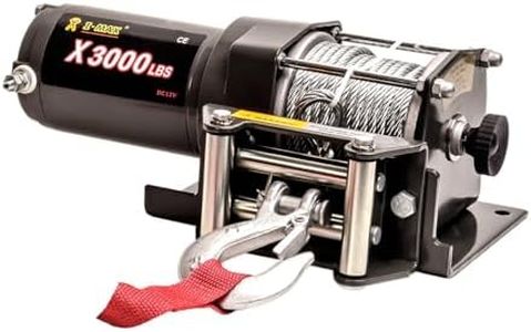12V 3000LBS / 1361KGS Electric Winch with Steel Cable for ATV 4WD 4x4 Boat Truck Trailer Gate
