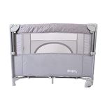 Red Kite Dreamer Bedside Crib, Soft Grey