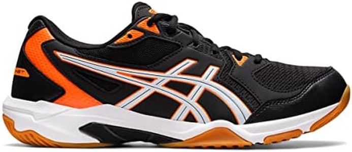 ASICS Men's Gel-Rocket 10 Volleyball Shoes, 11, Black/Shocking Orange