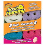 Scrub Daddy Scrub Mommy Dual-Sided Scrubber and Sponge, Variety Pack of 8