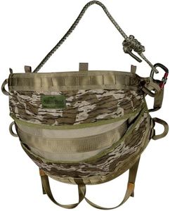 UIIHUNT Hunting Saddle, The Gen 2 Saddle Hunting, Ultra Comfortable Large Padded Seat, Lightweight Tree Saddle Accessories, Packable Tree Climbing Saddle, Includes Adjustable Bridge