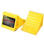 PR1ME Wheel Chocks, Non Slip Base, Suitable for Most Tyre Sizes, Ideal Chocks for RV, Trailer, Without Rope, Lightweight, Easy to Carry, Helps Keep Your RV Trailer in Place