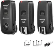 NEEWER FC-16 2.4G Wireless Camera Shutter Studio Flash Trigger with Two Receivers, Compatible with Canon Rebel T3 XS T4i T3i T2i Xsi EOS 1100D Mark IV 1D Mark III 5D Mark III 5D Mark II 50D 40D