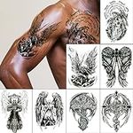 Black Large Temporary Tattoos for M