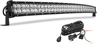 OEDRO LED Light Bar 50 Inch Curved 600W 42540LM Upgraded Spot Flood Combo Led Work Light with Wiring Harness, IP68 Off Road Driving Lamp Fit for Pickup Boat Jeep SUV 4WD 4X4 ATV UTV Truck Tractor