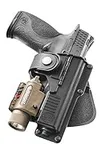 Fobus RBT19 Tactical Holster for Glock 19, 23, 32, 45- Light or Laser Required, Right Hand Paddle , Black