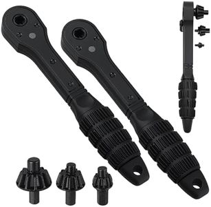 3 in 1 Drill Chuck Ratchet Spanner, 2025 Upgrade Drill Chuck Ratchet Universal Double Head Chuck Key Replacement Tool for Drill, Compatible with Most Electric Drills and Power Tools (2Set 3-in-1)
