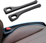Uisky AA 2PCS Car Seat Gap Filler 2024 Update-Naturo PU Leak-Proof Filling&Seam Plug Strip to Front Side Seats Between Console,Cars Interior Accessories Universal for Auto SUV Truck(Black,2 Pack)