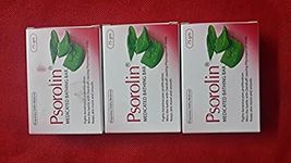 PSOROLIN Medicated Soap - 3 pieces | For PSORIASIS VITILIGO DERMATITIS ECZEMA