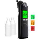 Ear Thermometer, Professional Accuracy Ear Thermometer for Adults and Baby, 3-Color Fever Alert Code