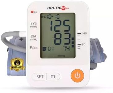 BPL Medical Technologies B11 Digital Blood Pressure Monitor with USB, LCD Display|BP Apparatus for Home|Hypertension & Managing Heart Health Device - White