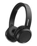 PHILIPS H4205 On-Ear Wireless Headphones with 32mm Drivers and BASS Boost on-Demand, Black