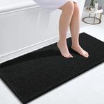 smiry Chenille Bath Mat, 60 x 120 c