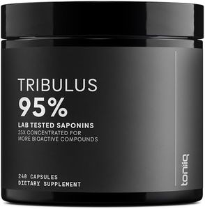Toniiq Ultra High Strength Tribulus Capsules - 95% Saponins - 1300mg Concentrated Extract Formula - 240 Caps