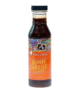 Melissa Cookston Orange Chipotle Glaze, Versatile Sauce for Marinating & BBQ, 12 FL Oz.