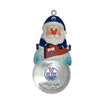 NHL Edmonton Oilers Snow Globe Ornament