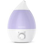 BEAUTURAL Cool Mist Humidifier, Ultrasonic Humidifiers, End for Dry Air, No Noise 7 Color LED Night Lights with Automatic Shut-off Function for Home Baby Room Bedroom Office (2.8L)