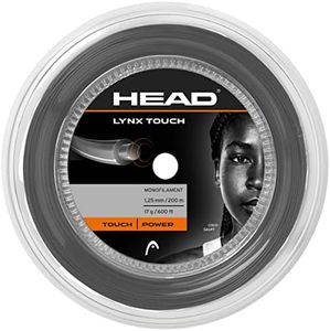 HEAD Unisex - Adult Lynx Touch Reel Tennis String, Transparent Black, 17 EU