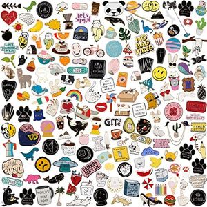 20 PCS Mixed Enamel Brooch Pins Bulk Set | Decoration Lapel Pin Clothes Accessories Birthday Christmas Festival Gift for Girls Women, No Repetition (Random Style)