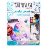 Youniverse Create Your Own 3D Crystal Growing Unicorn by Horizon Group USA, DIY Crystal Growing, Color Your Own Unicorn, Yellow, Pink, Blue