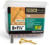 Deck Plus 48412 Wood Screws #8 x 1-