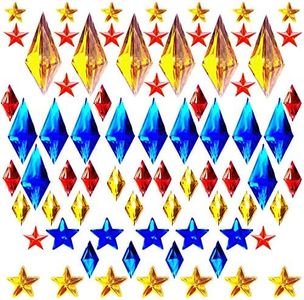 Neva Nude Crystal Creations Superhero Sparkle 150 Loose Assorted Crystals Ready to WEAR Face Jewels- Waterproof!