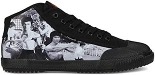 Feiyue Unisex X Bruce Lee 1920 Sneaker, Black/Montage, 11 UK