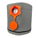 Macam Reusable Dust Bag Compatible with Ridgid 12 Gallons, Craftsman 12 Gallons, Craftsman 16 Gallons Dust Extractors - 1 Pack Vacuum Bag, Filter Bag, 16 Gallons Large capacity