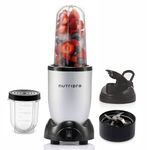 NutriPro Juicer Mixer Grinder - Smoothie Maker - 500 Watts (2 Jars & 1 Blade, Silver) - 2 Year Warranty
