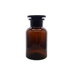 Vintage Style Apothecary Jar 250ml – Glass Container with Lid for Home Decor and Storage, Antique Pharmacy Style, Perfect for Organizing Kitchen and Bathroom with Classic Charm - Elegant Glass Bottle