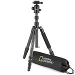 National Geographic Travel Photo Tripod Kit with Monopod, Carbon Fibre, 5-Section Legs, Twist Locks, Load up 8 kg, Carrying Bag, Ball Head, Quick Release, NGTR004TCF [Amazon Exclusive]