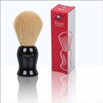 Pearl shaving Brush for men synthetic bristles & Black Resin Handle SBB-14 Black, Rakhi Gift Option