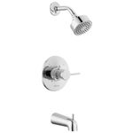 Delta Faucet Modern Single-Handle Chrome Tub and Shower Trim Kit, Shower Faucet with Single-Spray Touch-Clean Shower Head, Chrome T14459-PP (Valve Not Included)