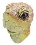 Brown Turtle Overhead Rubber Mask, 1 Pc. - Comfortable & Realistic Design, Perfect Accesory for Cosplay, Halloween, World Book Day, & Themed Parties